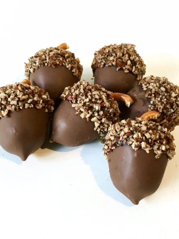 Chocolate acorns