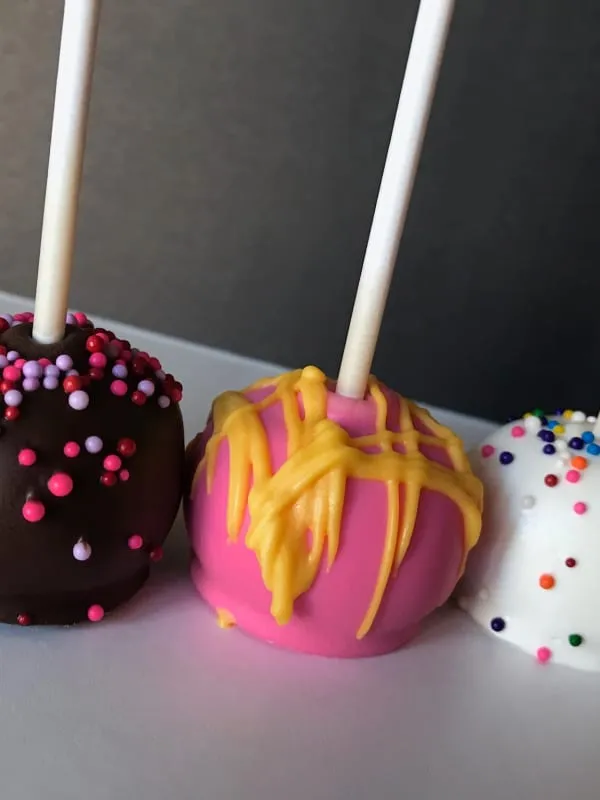 Assortment of cake pops